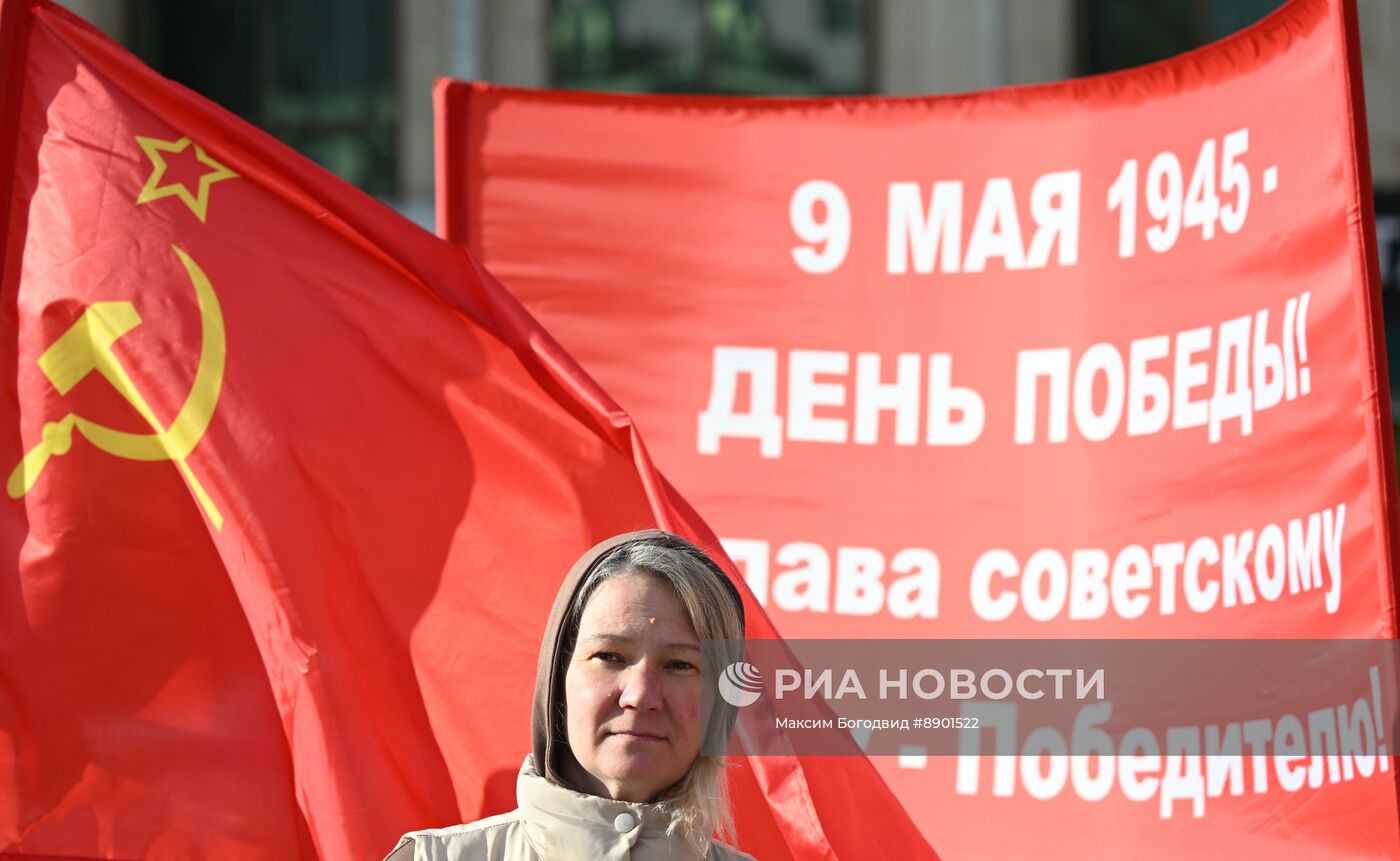 В Казани прошел антифашистский марш-эстафета "Наша Великая Победа"