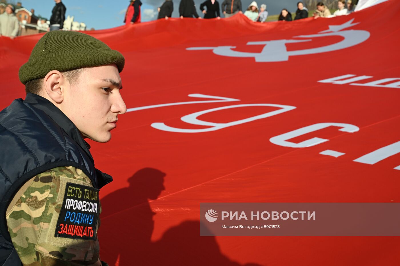 В Казани прошел антифашистский марш-эстафета "Наша Великая Победа"