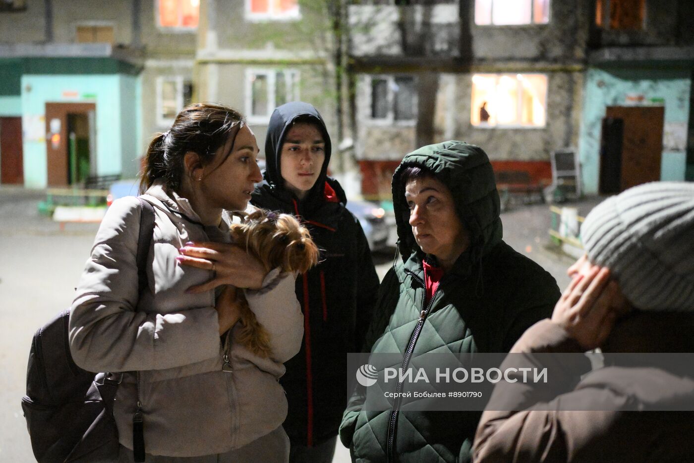 Последствия массированной атаки БПЛА ВСУ на Курск