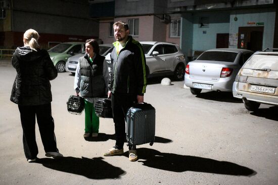 Последствия массированной атаки БПЛА ВСУ на Курск 