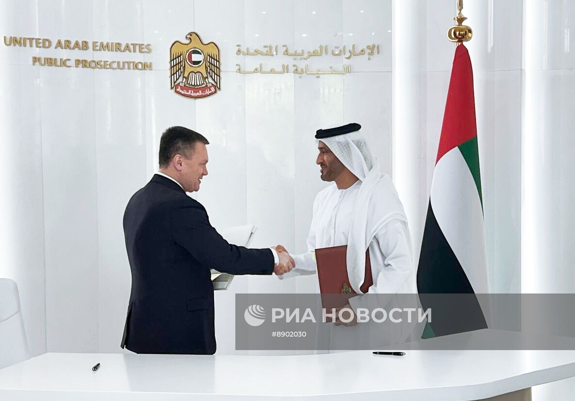 Рабочий визит генпрокурора России И. Краснова в Абу-Даби