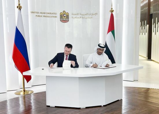 Рабочий визит генпрокурора России И. Краснова в Абу-Даби