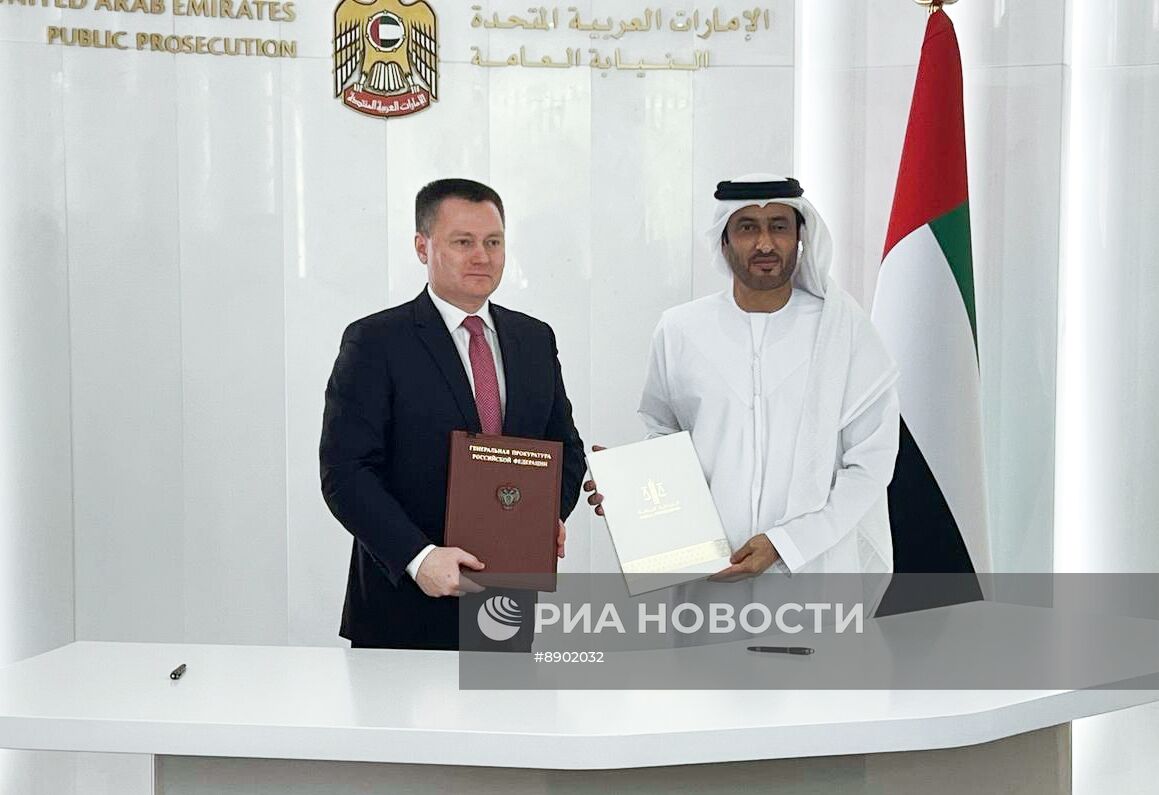 Рабочий визит генпрокурора России И. Краснова в Абу-Даби