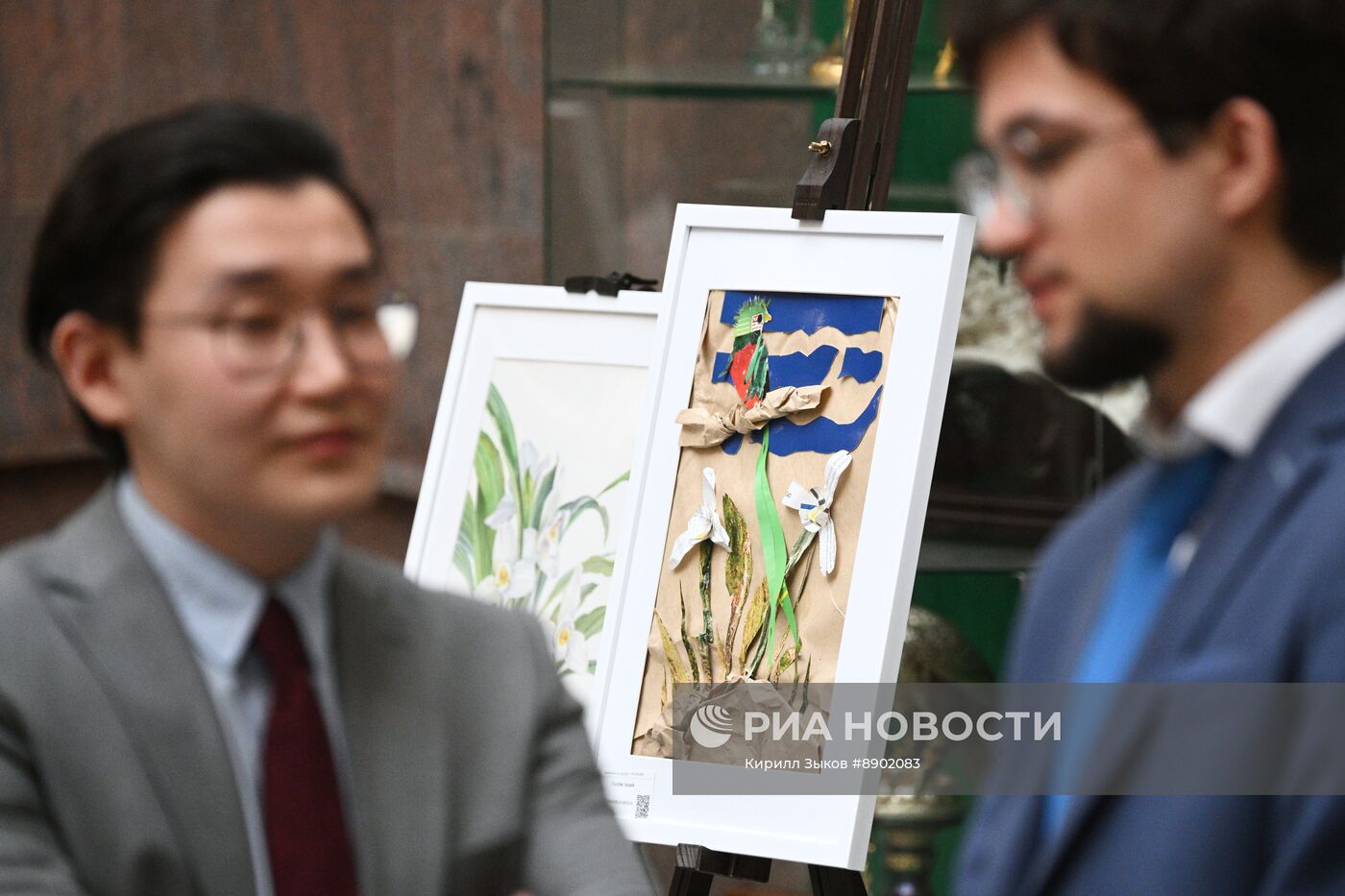 Глава МИД России С. Лавров открыл выставку "Юбилейный год: от Мексики до Аргентины"