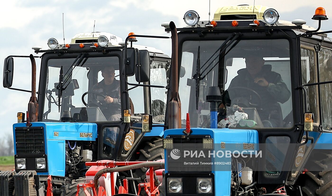 Посевные работы в Краснодарском крае