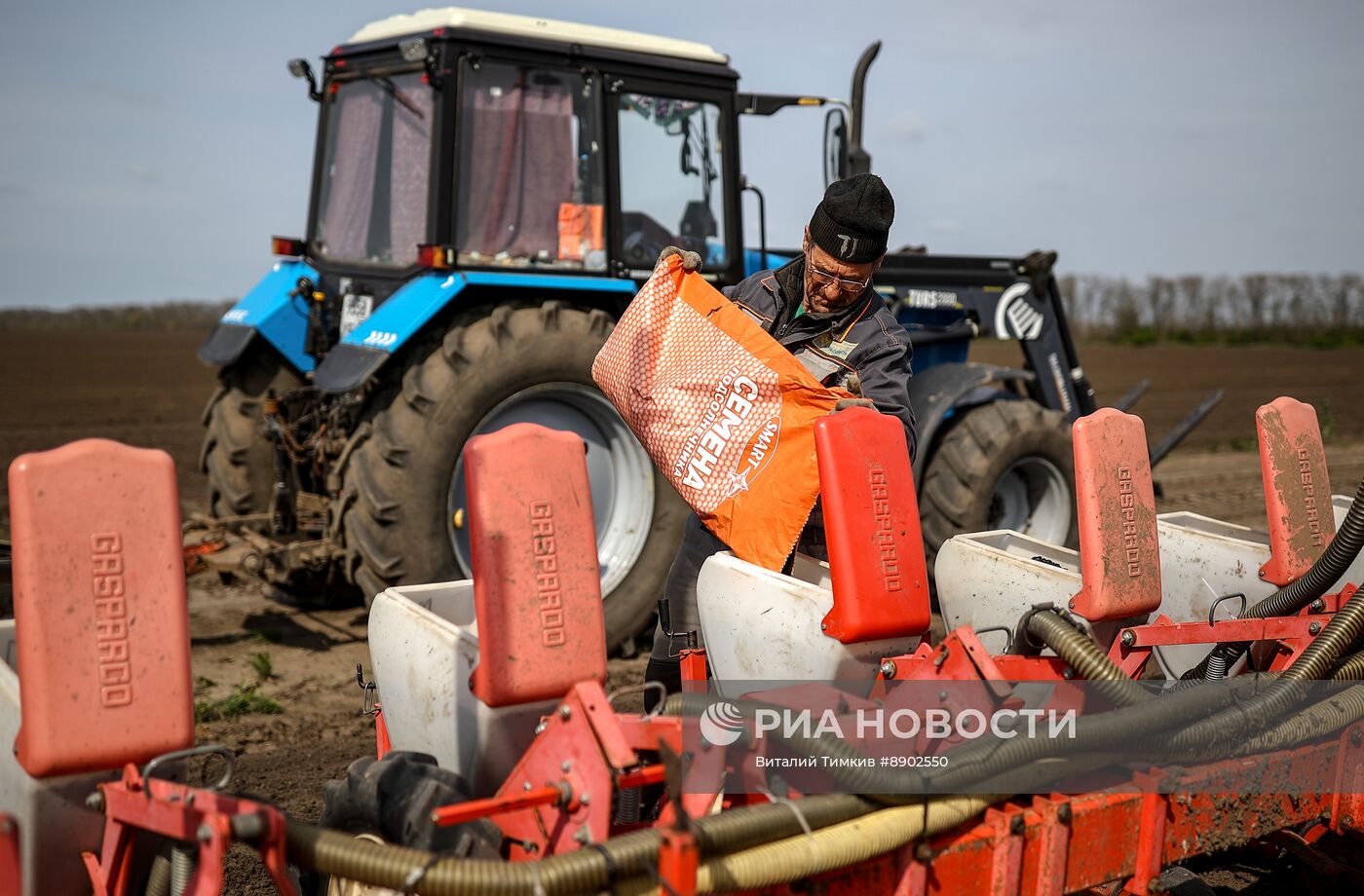 Посевные работы в Краснодарском крае