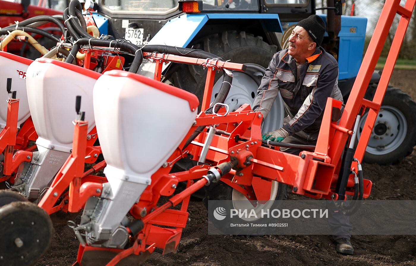 Посевные работы в Краснодарском крае