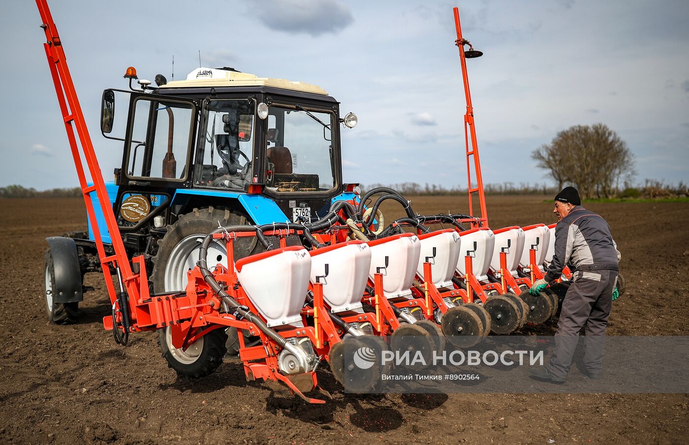 Посевные работы в Краснодарском крае