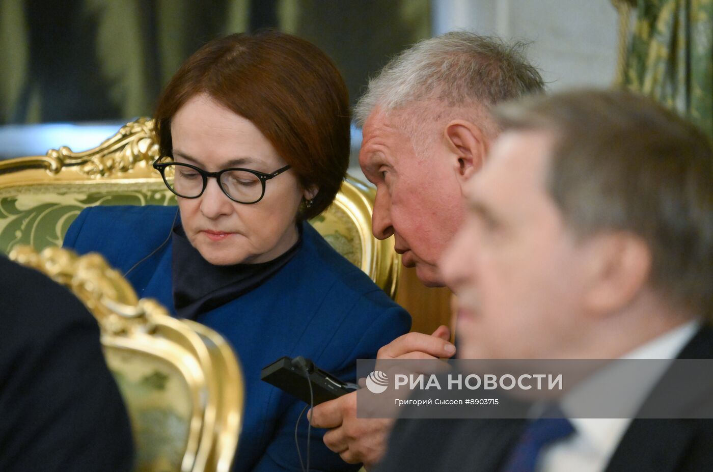 Встреча президента РФ Владимира Путина и эмира Катара Тамима бен Хамада Аль Тани