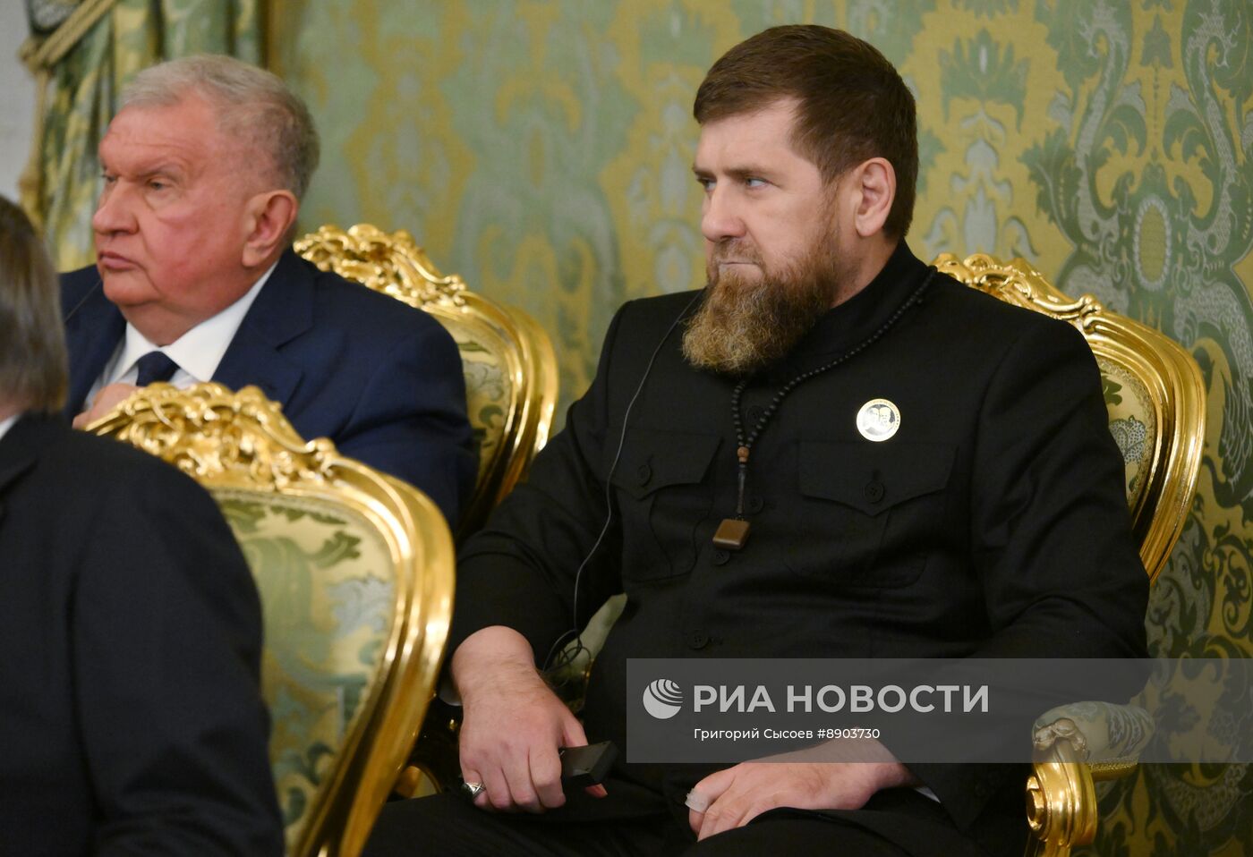 Встреча президента РФ Владимира Путина и эмира Катара Тамима бен Хамада Аль Тани
