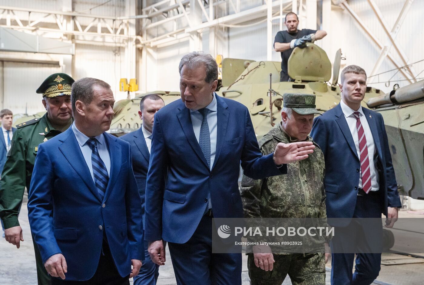 Рабочая поездка зампреда Совбеза Д. Медведева в ЮФО