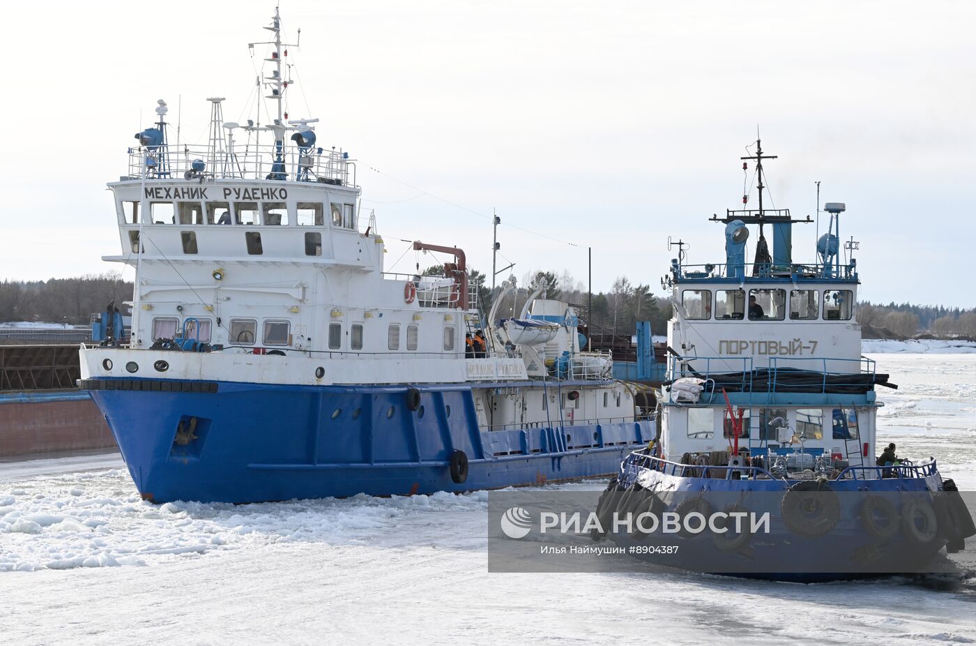 Открытие речной навигации на Енисее