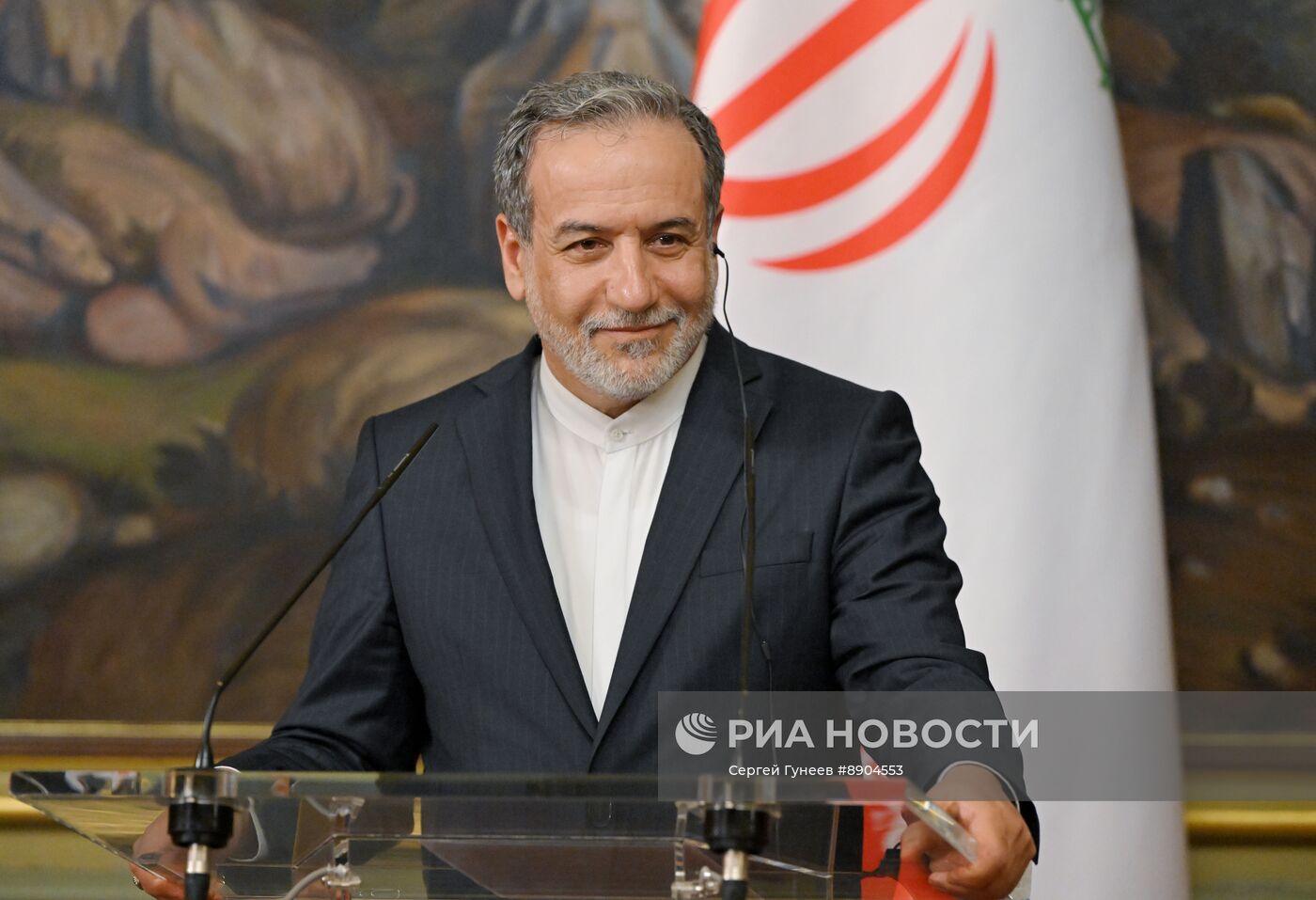 Встреча глав МИД РФ и Ирана С. Лаврова и А. Аракчи