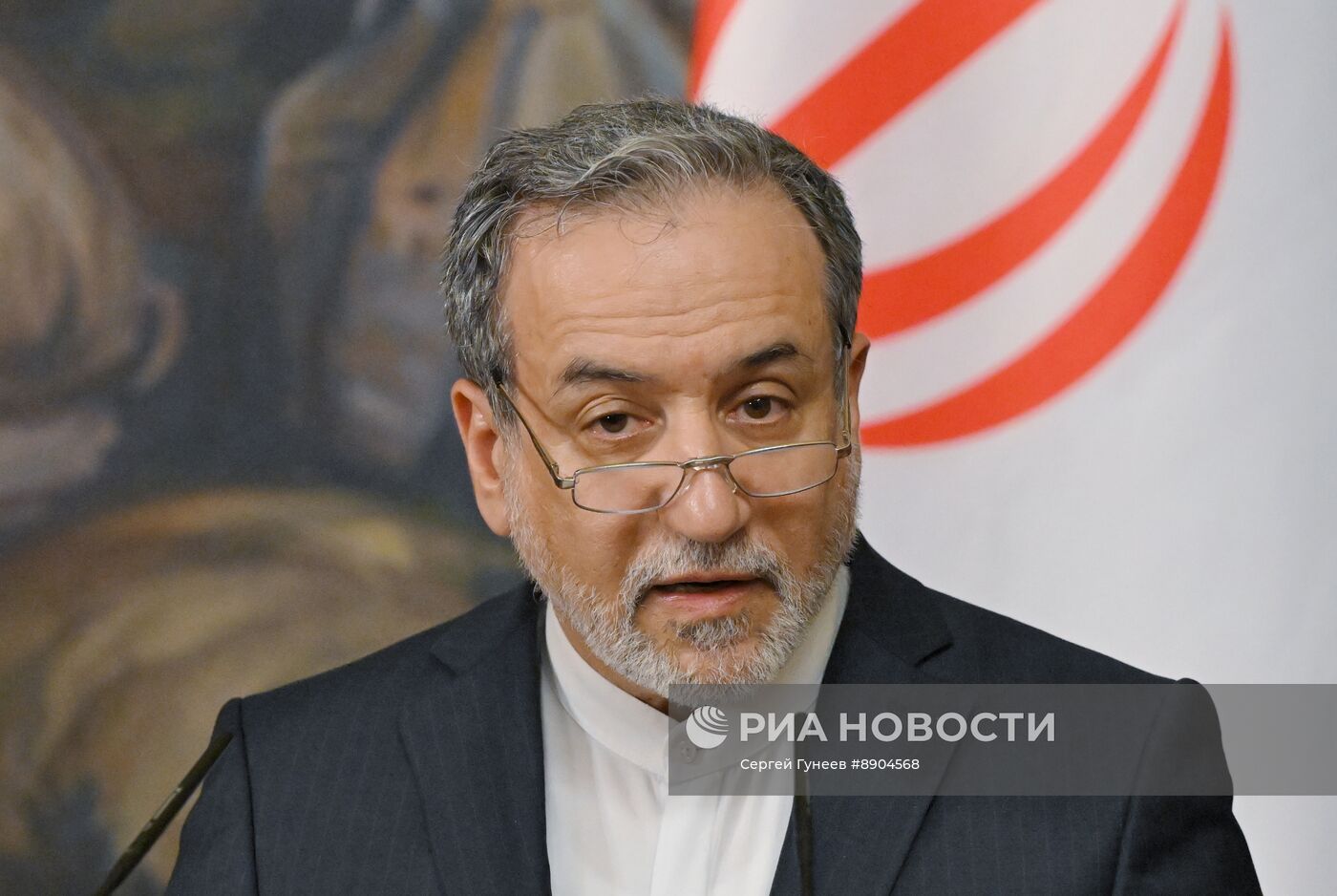 Встреча глав МИД РФ и Ирана С. Лаврова и А. Аракчи