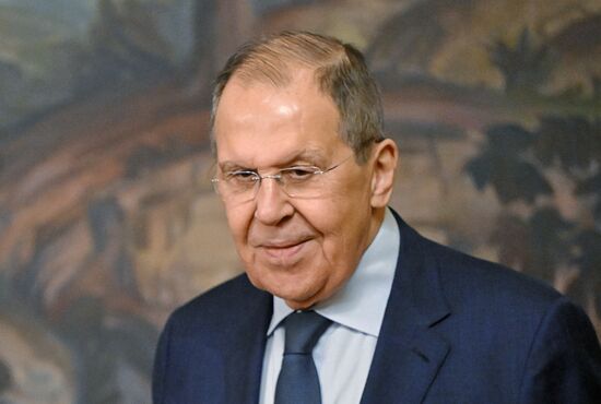 Встреча глав МИД РФ и Ирана С. Лаврова и А. Аракчи