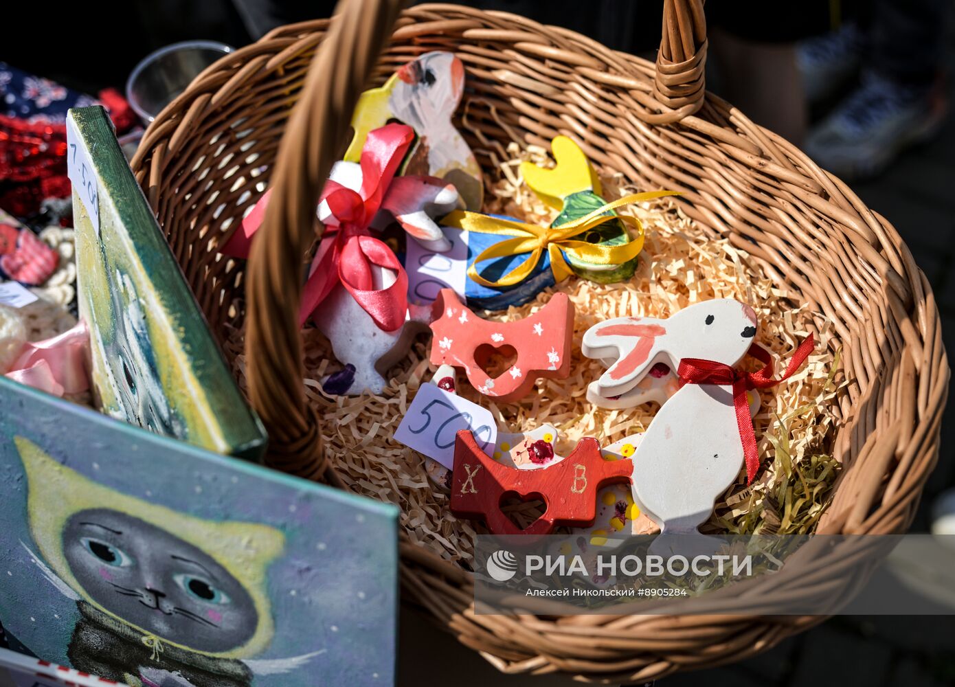 Освящение пасхальных куличей и яиц в городах России