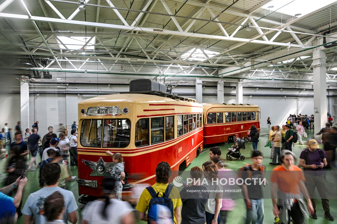 Парад трамваев в Москве 