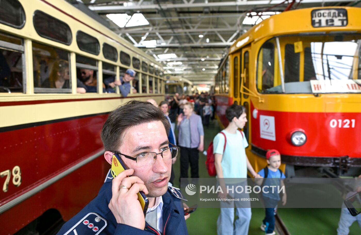 Парад трамваев в Москве
