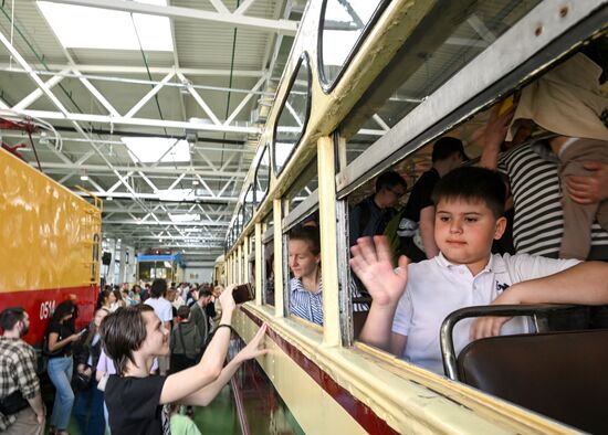 Парад трамваев в Москве 