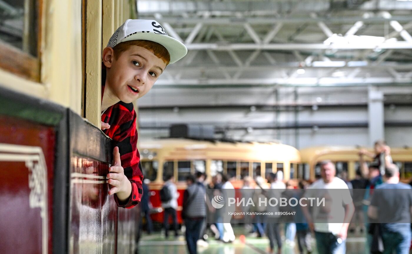 Парад трамваев в Москве 