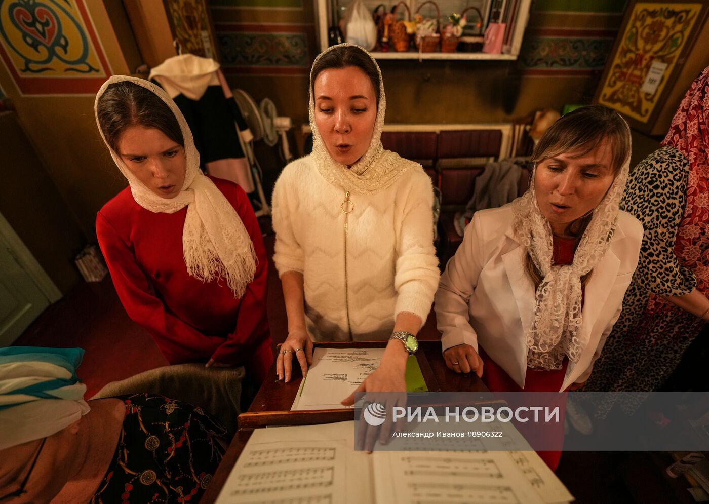 Пасхальное богослужение в Мариуполе