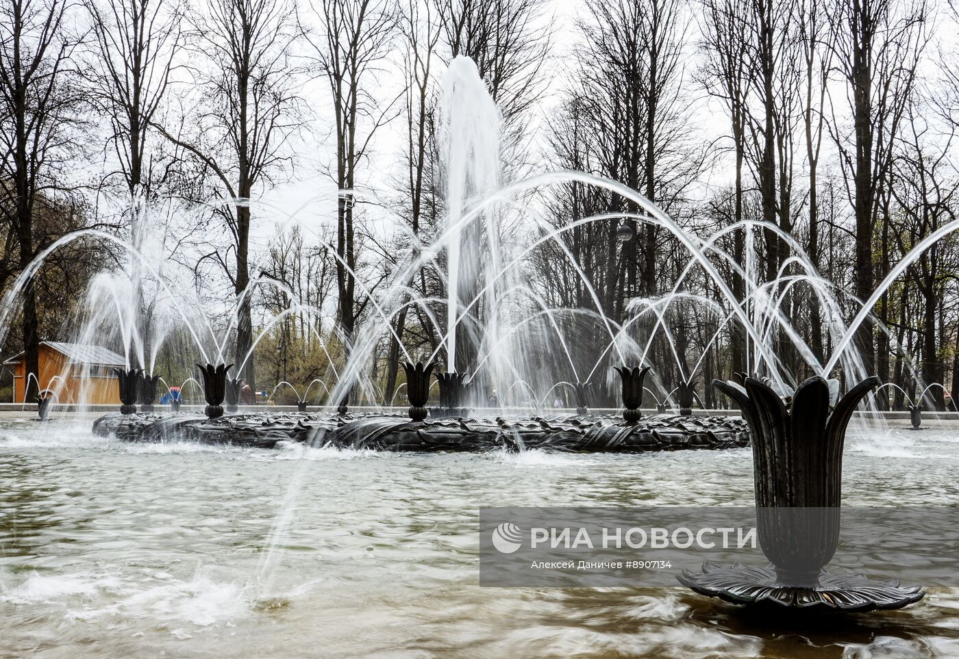 Открытие сезона фонтанов в Санкт-Петербурге 