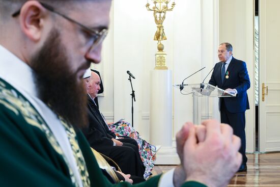 Глава МИД РФ С. Лавров выступил на встрече ГСВ "Россия - Исламский мир" с послами стран ОИС