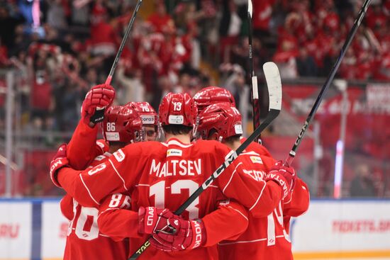 Хоккей. КХЛ. Матч "Спартак" - "Салават Юлаев"