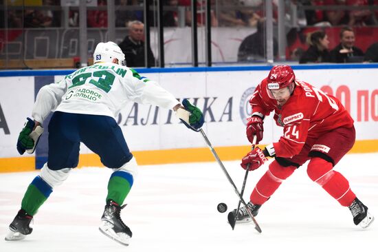 Хоккей. КХЛ. Матч "Спартак" - "Салават Юлаев"