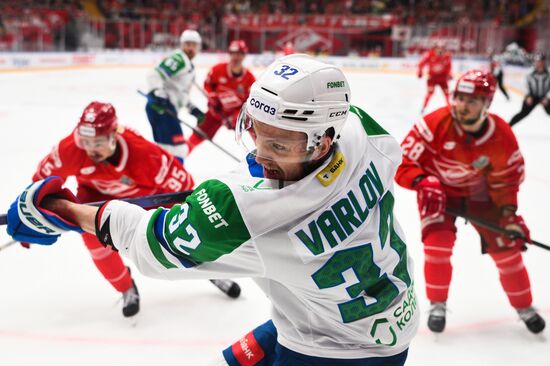 Хоккей. КХЛ. Матч "Спартак" - "Салават Юлаев"