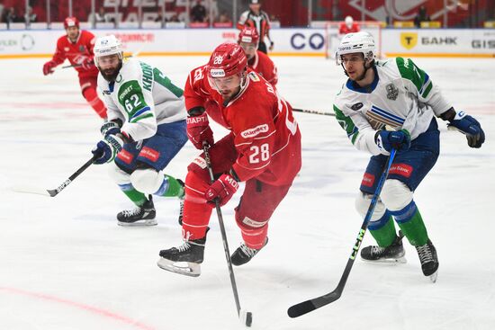 Хоккей. КХЛ. Матч "Спартак" - "Салават Юлаев"