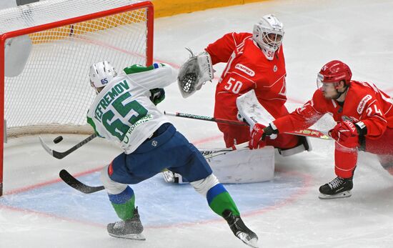 Хоккей. КХЛ. Матч "Спартак" - "Салават Юлаев"