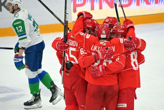 Хоккей. КХЛ. Матч "Спартак" - "Салават Юлаев"