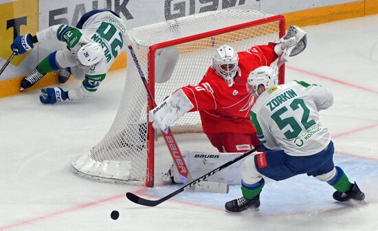 Хоккей. КХЛ. Матч "Спартак" - "Салават Юлаев"