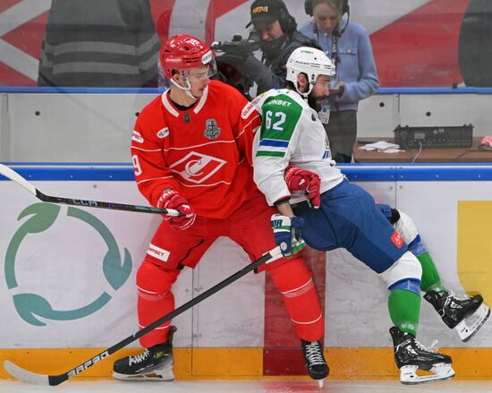 Хоккей. КХЛ. Матч "Спартак" - "Салават Юлаев"