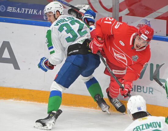 Хоккей. КХЛ. Матч "Спартак" - "Салават Юлаев"