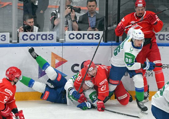 Хоккей. КХЛ. Матч "Спартак" - "Салават Юлаев"