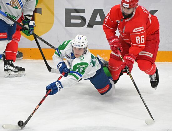 Хоккей. КХЛ. Матч "Спартак" - "Салават Юлаев"