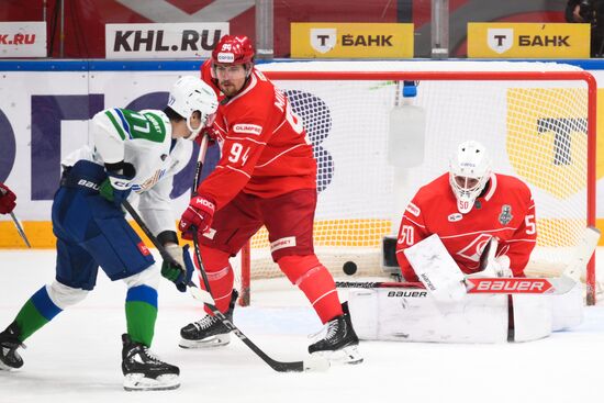 Хоккей. КХЛ. Матч "Спартак" - "Салават Юлаев"