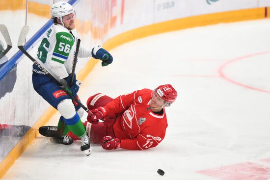 Хоккей. КХЛ. Матч "Спартак" - "Салават Юлаев"