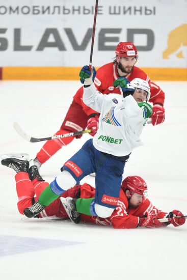 Хоккей. КХЛ. Матч "Спартак" - "Салават Юлаев"