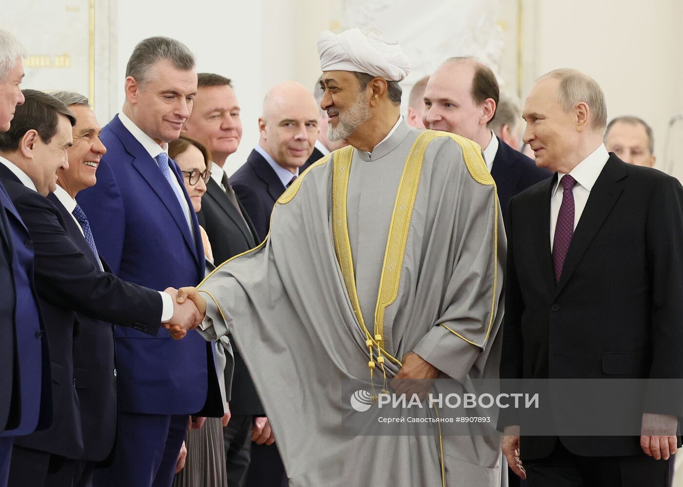 Президент Владимир Путин встретился с султаном Омана Хейсамом бен Тареком Аль Саидом