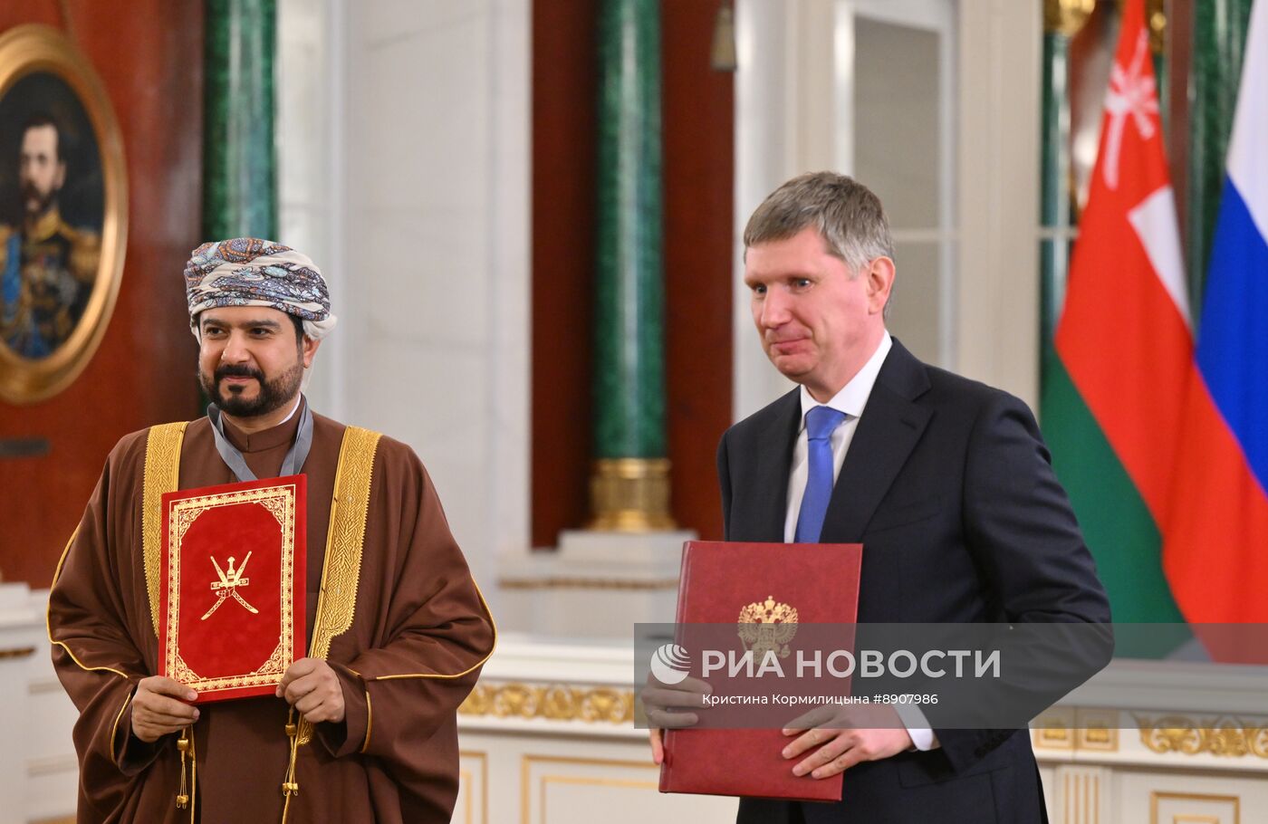 Президент Владимир Путин встретился с султаном Омана Хейсамом бен Тареком Аль Саидом