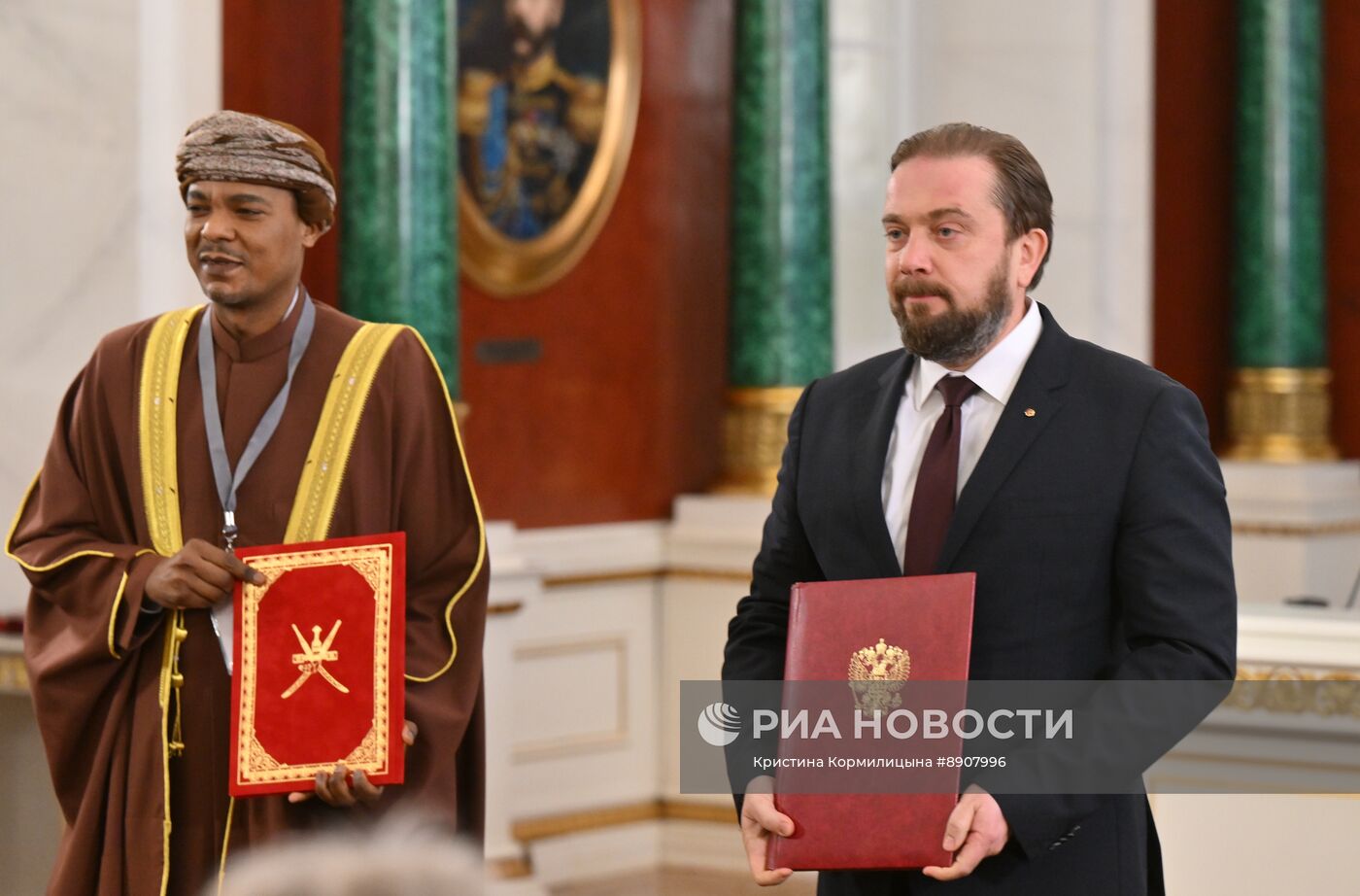 Президент Владимир Путин встретился с султаном Омана Хейсамом бен Тареком Аль Саидом