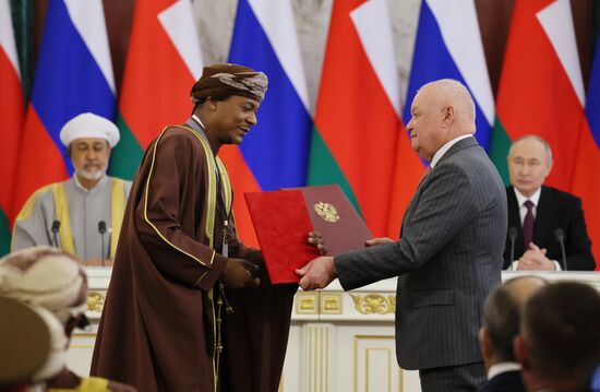 Президент Владимир Путин встретился с султаном Омана Хейсамом бен Тареком Аль Саидом