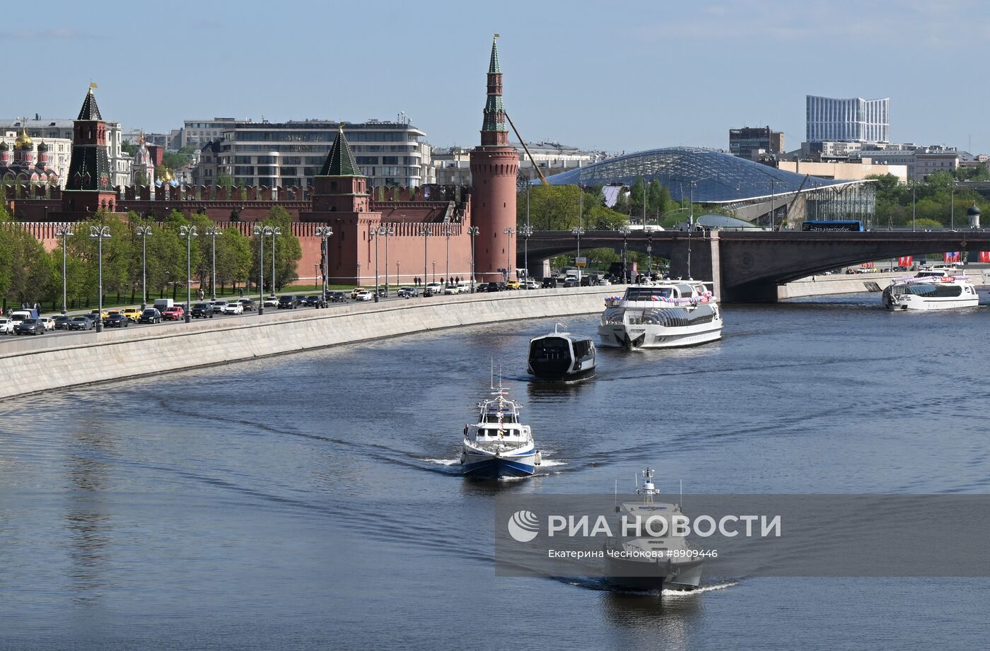 Открытие сезона летней речной навигации в Москве