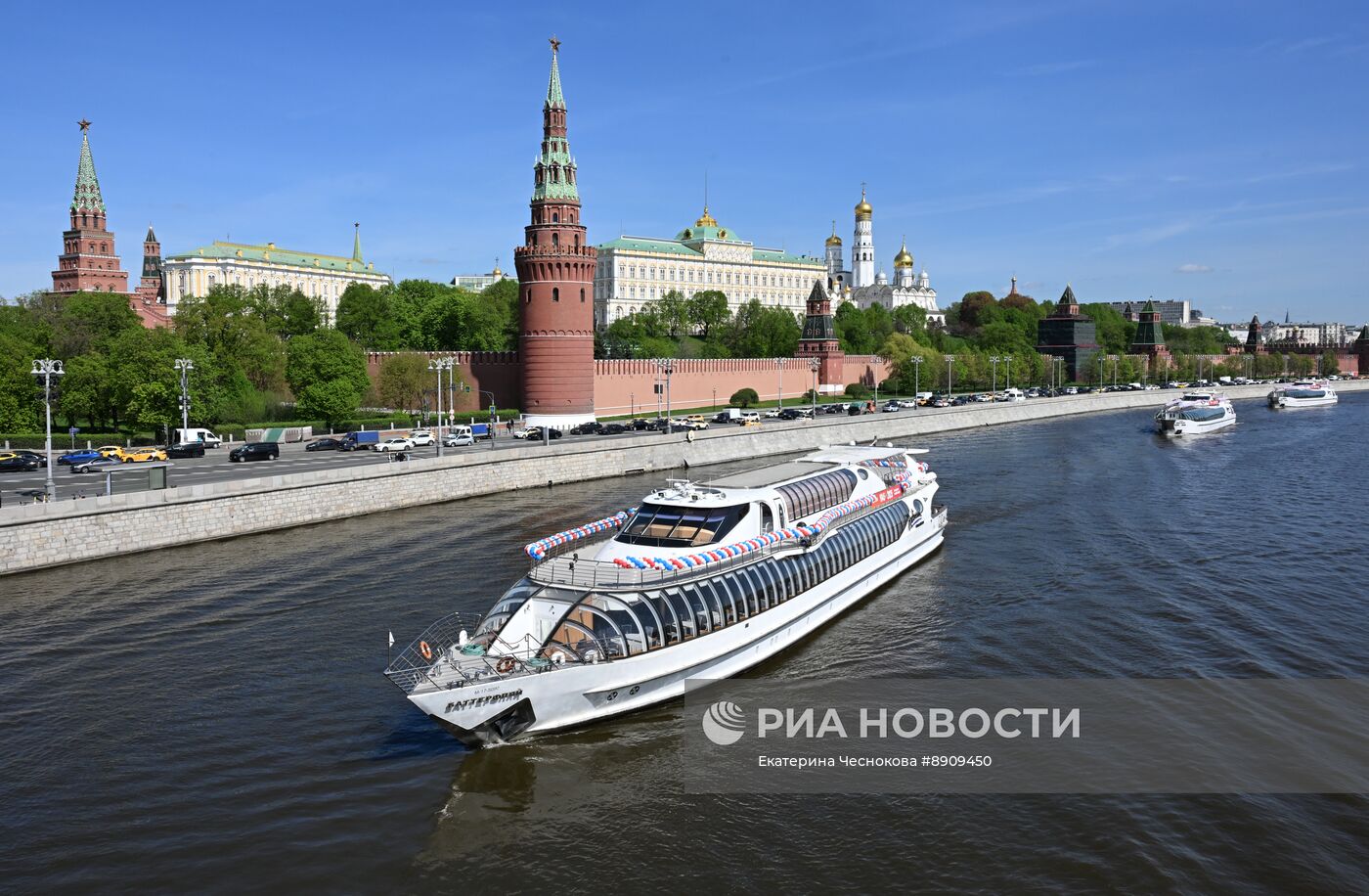 Открытие сезона летней речной навигации в Москве