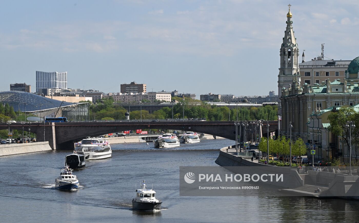 Открытие сезона летней речной навигации в Москве