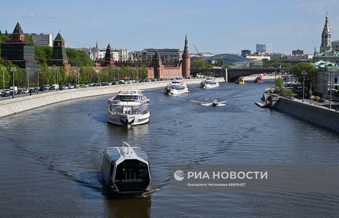 Открытие сезона летней речной навигации в Москве