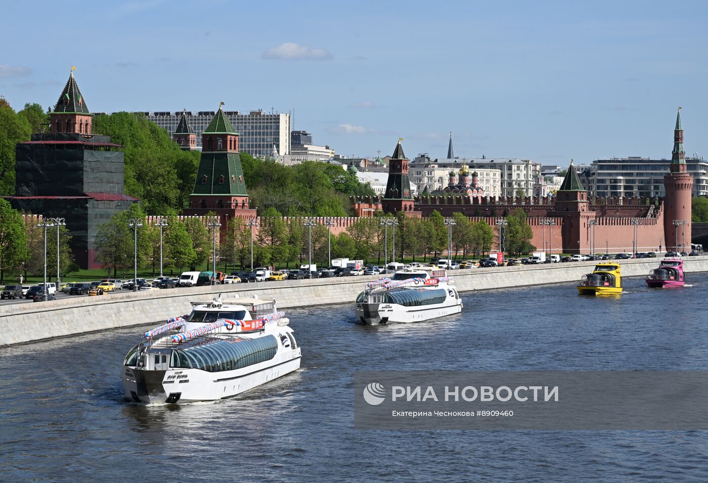 Открытие сезона летней речной навигации в Москве